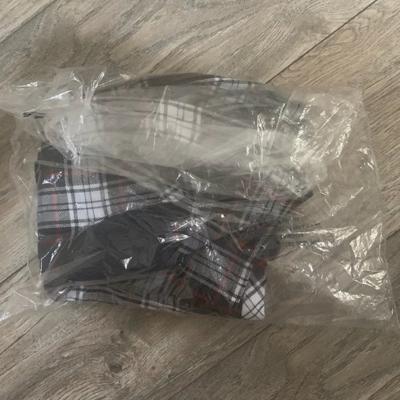 NWT LANDS' END JUMPER DRESS EVERGREEN/WHITE PLAID 12 - Picture 6 of 6